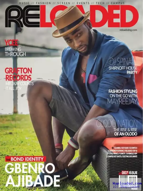 Photos: Actor Gbenro Ajibade flaunt sexy body on Reloaded magazine